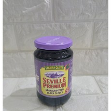 세빌 프리미엄 블랙올리브 피티드 365g, 블랙올리브 슬라이스 365g, 1개