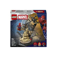 레고 슈퍼히어로 Marvel 대결전 스파이더맨 대 샌드맨 76334, 혼합색상, 1개 혼합색상, 1개