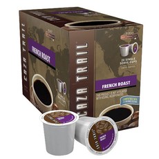 Caza Trail 셀렉트 커피캡슐 프렌치 다크 로스트 K-컵, 12g, 24개입, 24개입