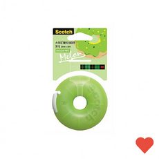 3M 스카치 매직 테이프 도넛 디스펜서 멜론 스카치매직테이프, 1개