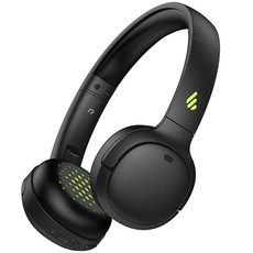 EDIFIER 藍牙耳罩耳機 舒適輕巧 無線高解析音頻 內置麥克風, 復古黑, WH500