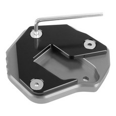 호환 보조 발판 확장 클립 사이드 스탠드 스즈키 하야부사 GSX1300R 킥 GSX-R 1300 2007-2021 오토바이 풋 패드 플레이트, Titanium-no logo, 1개