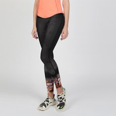 JoyHolly 女款印花9分瑜珈褲