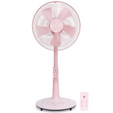PONTE 프리미엄 초미세풍 발터치 리모컨 선풍기 핑크, PTF-27509R-P