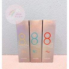 MASIL 8秒髮膜系列 護髮髮膜, 1個, 8秒縮時髮膜 一般(紅),200ml, 200L