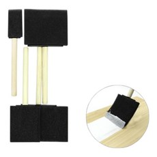 깔끔 마감 가구 페인트 스펀지붓 4 Set 페인트브러쉬 실내 DIY 도구 철물