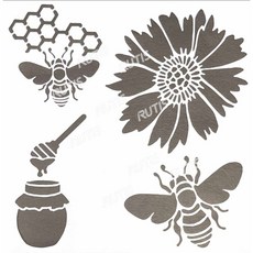 ST-CU2-0039型染版，蝶古巴特DIY簍空模板，塗鴉繪畫模版，輕鬆打造獨特風格, 1個, ST-CU2-0039