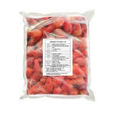 냉동 딸기, 1개, 1kg
