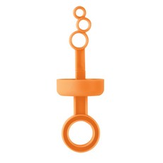 쿠이지프로 스냅-핏 서클 팝 몰드 아이스크림틀, Orange, 1개