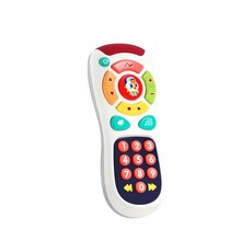 HolaLand 匯樂電視遙控器多功能音樂玩具 聲光啟蒙探索學習 寶寶互動玩具, 彩色, 1個