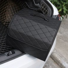 차량용 대용량 폴딩박스 자동차 세차 차박 실내 캠핑 트렁크 다용도 콘솔 수납함 정리함, 장식이 없는 대형 보관함