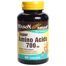 MASON natural 氨基酸補充錠 700mg, 90顆, 1罐