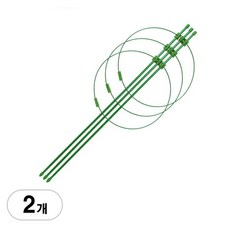 BenF Home 원형 식물 지지대 75cm 넝쿨 덩쿨 덩굴 꽃 화초 화분 토마토 오이 고추 울타리 펜스 지주대 화단 정원 원예, 2개