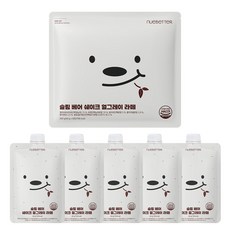 뉴베러 슬림 베어 단백질 쉐이크 파우치, 40g, 5개, 얼그레이