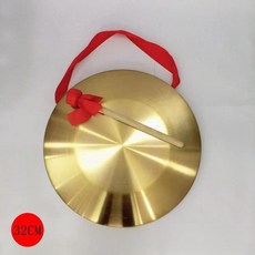 악기징 꽹가리 무속용품 은징 민속품 민속악기, 1개, 36cm 동메달