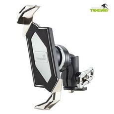 TAKEWAY 黑隼Z 雙磁浮減震手機架AnvPro系列 LA3-PH05-AnvPro 機車後照鏡手機架 穩固