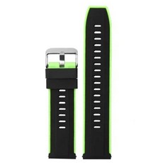 스포츠 실리콘 스트랩 손목 밴드 통기성 팔찌, 1개, 8. Black Green