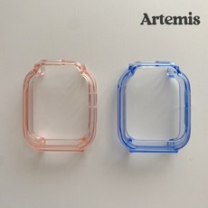 米兔 7X保護殼鋼化膜兒童智慧手錶專用（藍/粉）, 粉色殼+鋼化膜1張, 1個