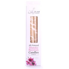 Wally's Natural Products 蜂蠟耳燭, 麥盧卡, 4入