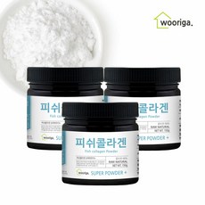 우리가스토리 프랑스산 피쉬콜라겐 가루, 3개, 150g