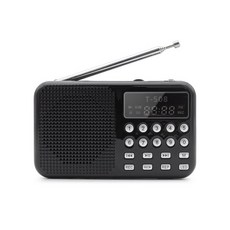 컴스 스테레오 스피커 FM 효도라디오 3W, 1개