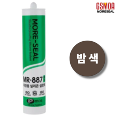 외장용 밤색 실리콘 실란트 비초산 걸레받이 건축용 창틀 창호 모아실 브라운 MR-887, 1개