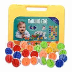 유아 알파벳 매칭 에그 교육 완구 26구 세트 알파벳교구