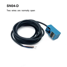 SN04 시리즈 DC NPN NO 4mm 프리즘 모양 유도 근접 센서 스위치 파란색 1 개, 02 SN04-D