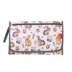 時尚箭頭圖案尿布墊包 輕巧便攜多功能收納墊 易於清潔寶寶外出必備, 聖誕節兔子