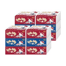 헬로키티 팝업티슈 3겹 110매, 무색, 12개