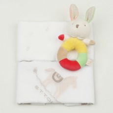 [에뜨와] (2종임신출산선물)실키 손수건SETx루시딸랑이 (07P085101C), 없음, 1개