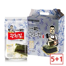 광천김 달인 10호 파래김 식탁김 12봉/조미김/구운김, 12개