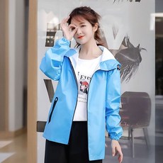 아웃도어 우비 고급 레인코트 남성 여성 바람막이 우의 세트 다회용, 1세트, 블루