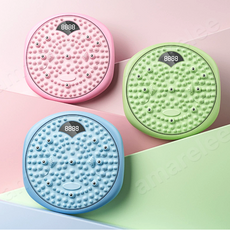 amarelee 360회전 발바닥 지압 마사지판 허리 스트레칭 발지압 스텝퍼 발지압판 스탭퍼 스마트 디지털 디스플레이 회수 칼로리 시간 표시, 1개, 블루