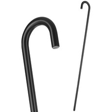 Garneck 블랙 댄스 지팡이 소품 파티 소품 목발 소품 마술사 및 코스프레용 댄스 지팡이 블랙 코스튬 스틱 액세서리 댄스 쇼 및 코스튬용 할로윈 카니발 1920년대 파티 장, 1매