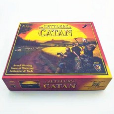 臺灣發貨-英文版桌遊龍穴尋寶Clank game 益智遊戲卡牌卡坦島對決遊戲, CATANTHE SETTLERE精, 1個