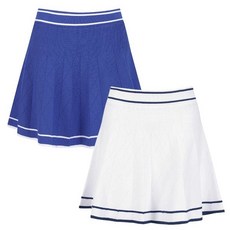 [백화점 정품] 세인트앤드류스 40 상품 최초가:438 000원)=여성 아가일 플레어 니트 큐롯 스커트 (821E2PC381)