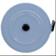 超輕薄2米捲尺 日本製造 多色可選, 藍色, 1個