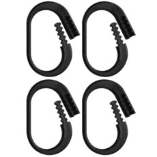 Shinylin 4피스 보호용 말 차단 타이 다목적 클립 휴대용 다용도 및 재사용 가능한 중압 하에서 퀵 릴리즈 디자인 안전이 걱정될 때 사용, Shinylin 4피스 보호용 말 차단 타이 다목적 클