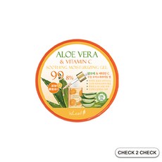 isLeaf 蘆薈保濕凝凍, 1個, 維他命C(橘),300ml/罐
