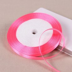 25 야드 6mm 실크 새틴 리본 공예 활 수제 선물 포장 파티 크리스마스 웨딩 장식 인공 액세서리