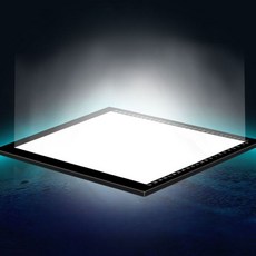 LED 라이트보드 복사 테이블 불빛 광 투과 그림 드로잉 보드 투명 라이트박스, A3 3색 조명 패널, 1개