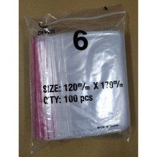 榮展五金 6號夾鏈袋 PE材質 保鮮收納袋, 1個, 6號袋(1包100入), 中 (M), 100個裝