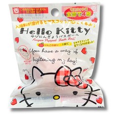 Hello Kitty指偶造型蘋果香氛沐浴球，內含可愛小公仔，寶寶洗澡趣味多, 1個