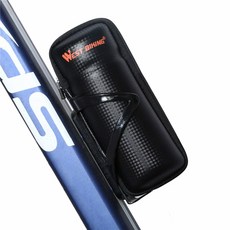 WEST BIKING 사이클링 도구 캡슐 적용 병 케이지 수리 키트 키 안경 보관함 MTB 도로 자전거 액세서리, 2) Glossy Black