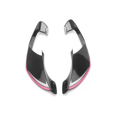 Yamaha YZF R1 2020-2024 모델 용 오토바이 공기 역학적 윙렛 고정 날개 페어링 액세서리 프론트 트림 스포, 03 ABS Carbon Pink