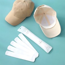 얇고가벼운 통기성 캡라이너 목때방지 모자패치 카라스티커, 화이트 10매입 ONE