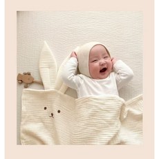 아기 순면 낮잠 이불 담요 블랭킷 토끼 이불
