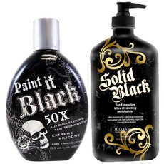 Millennium 태닝 PAINT IT 블랙 50X Dark 브론저 & SOLID Tan Extender, 1개