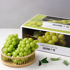 장군댁 샤인머스켓 고당도 애플청포도 씨없는 포도, 1박스, 1kg (특품)